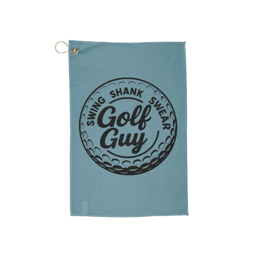 Teal Golf Guy Golf Towel