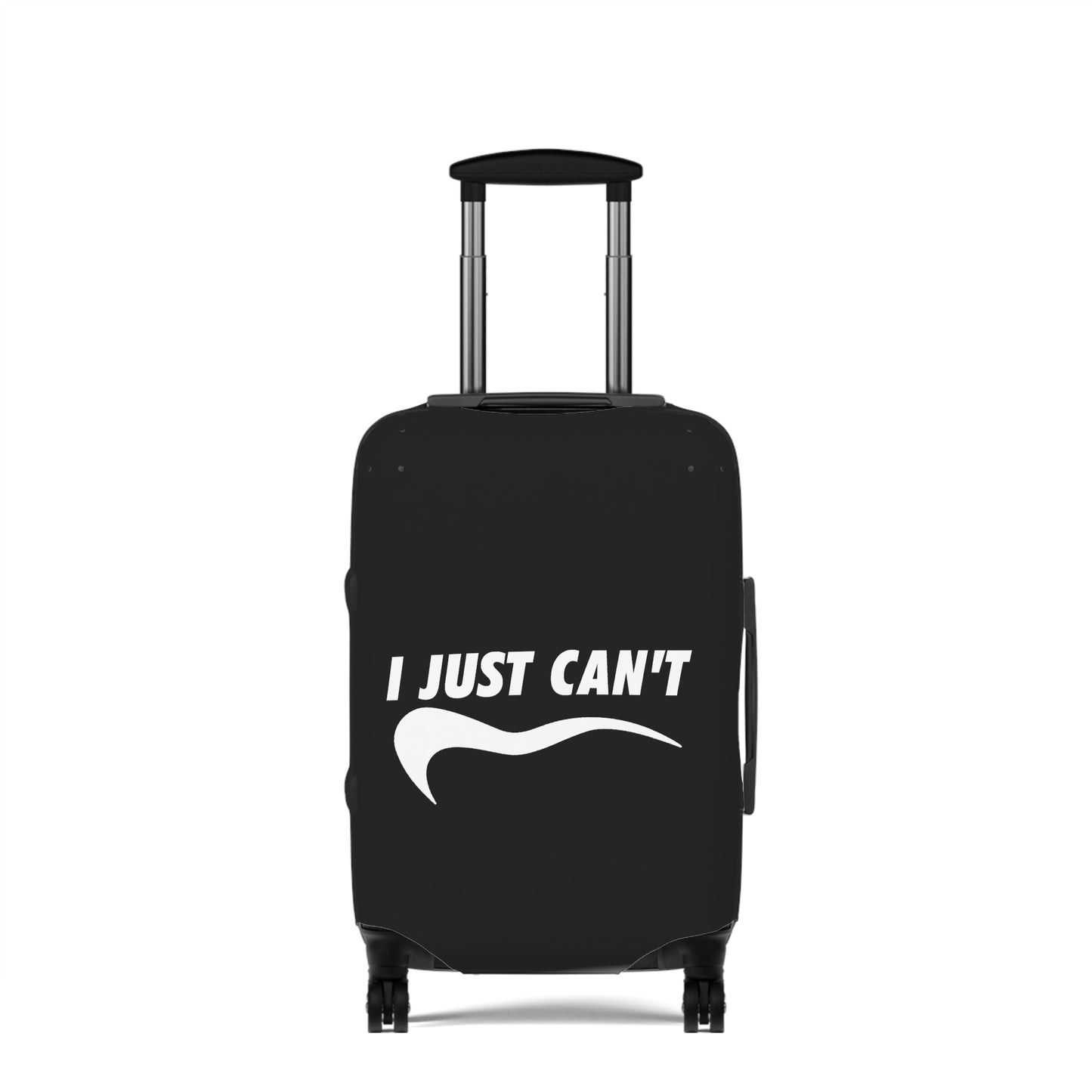 I Just Can't Luggage Cover Black