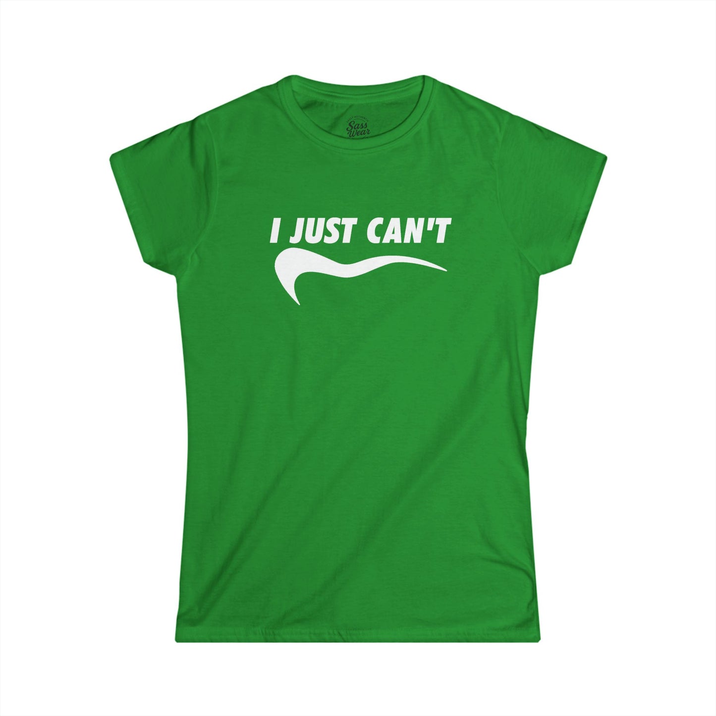 I just can't Women's Softstyle Tee