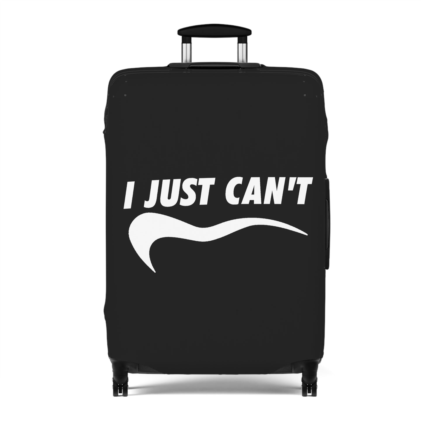 I Just Can't Luggage Cover Black