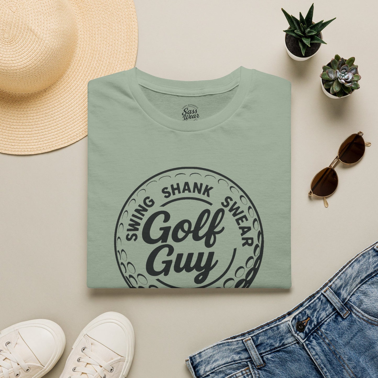 Golf Guy logo Softstyle T-Shirt