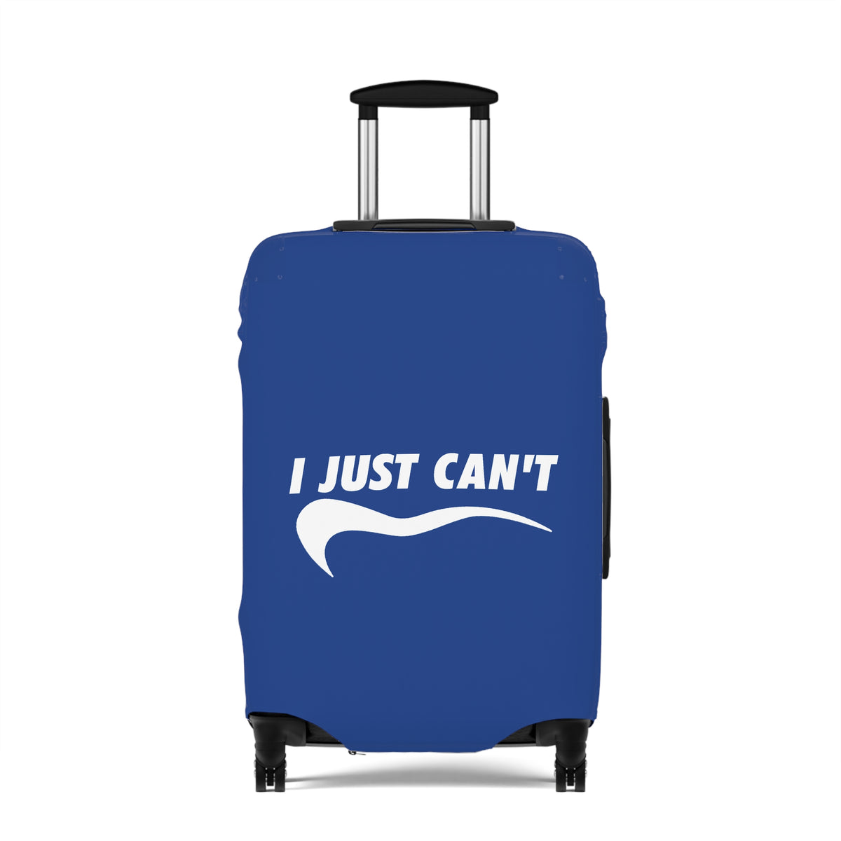 I Just Can't Luggage Cover Blue