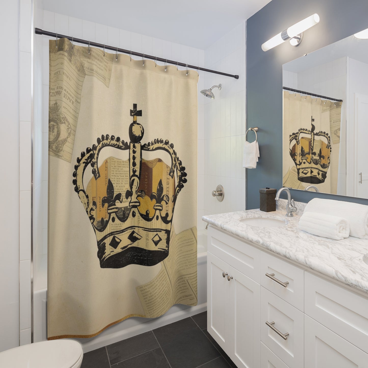 Crown Shower Curtains