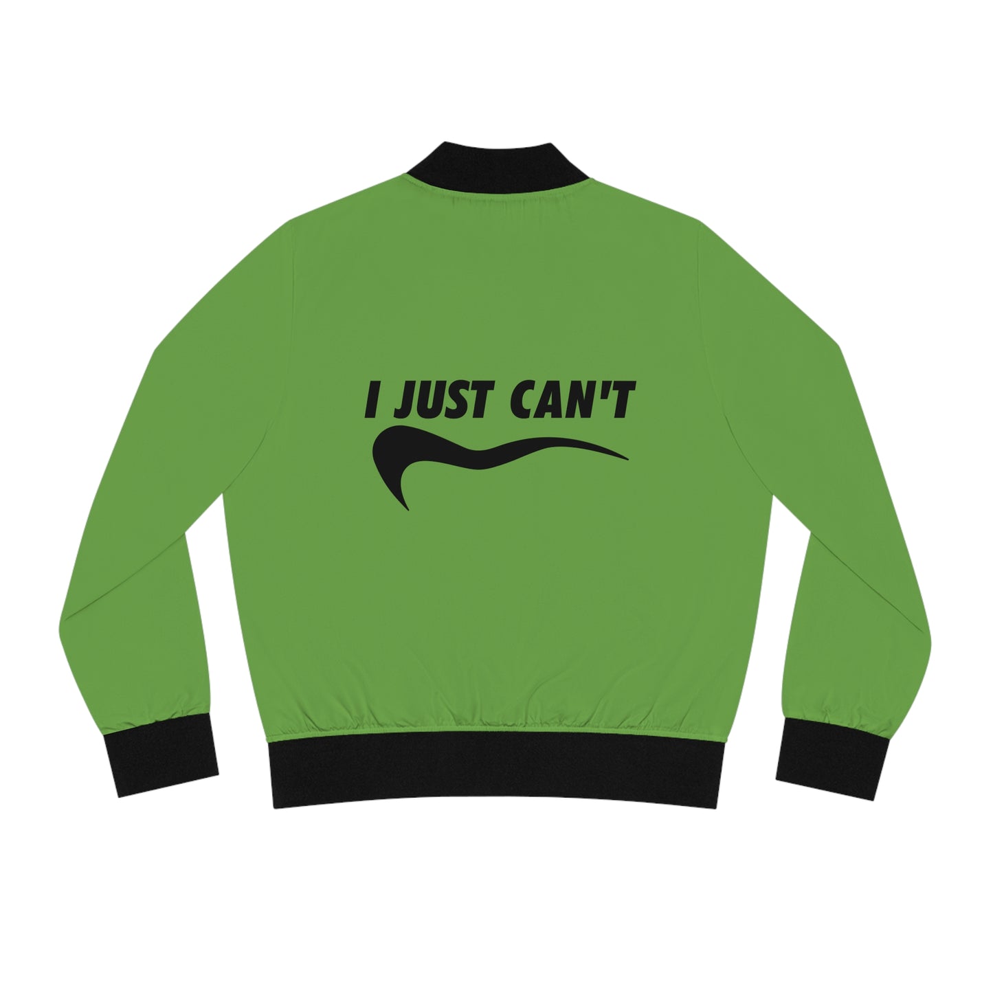 Green I just Can't Women's Bomber Jacket