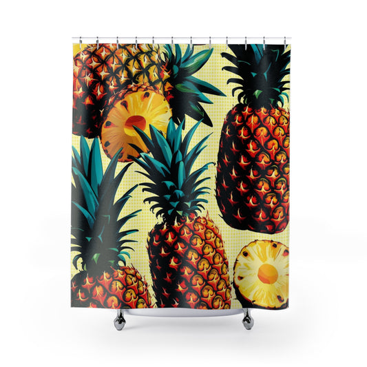 pineapples Shower Curtains