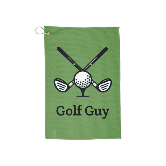 green golf guy Golf Towels