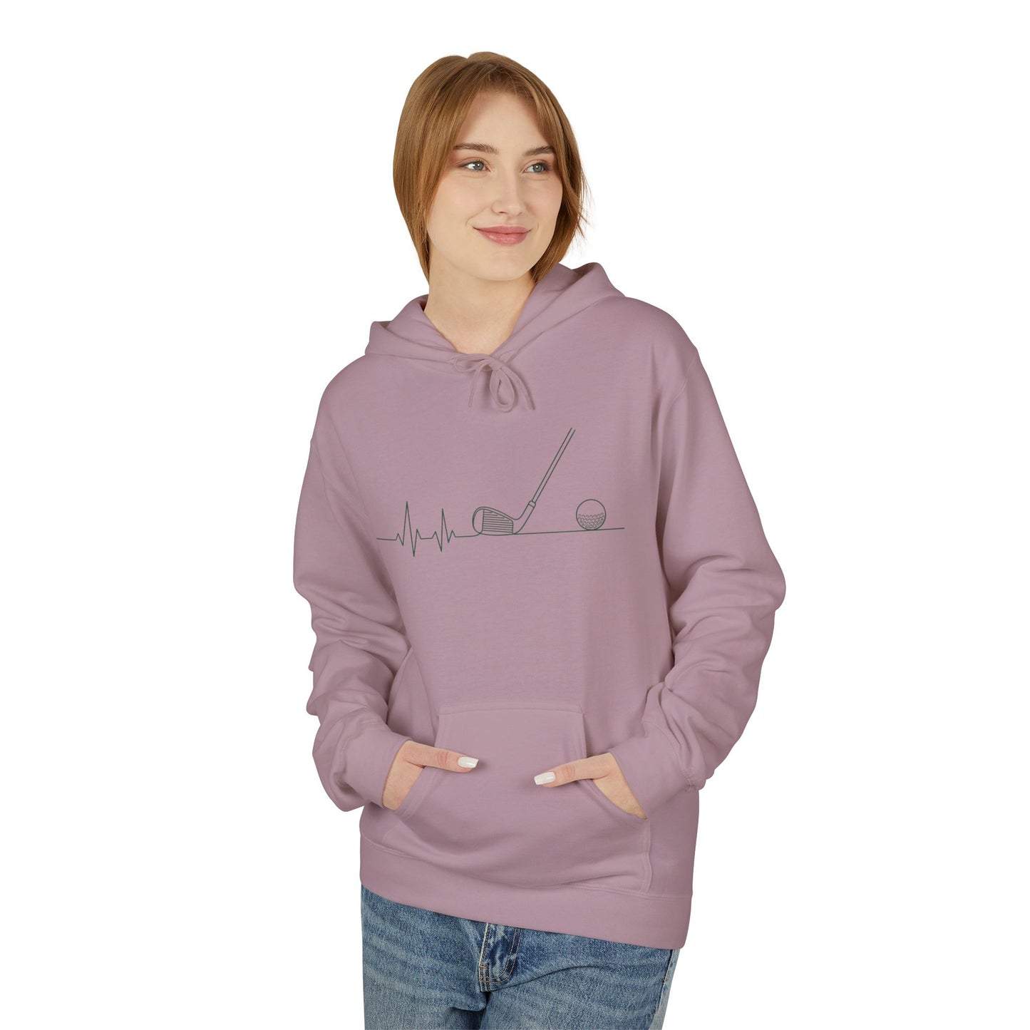 Golf Heartbeat Hoodie Hoodie