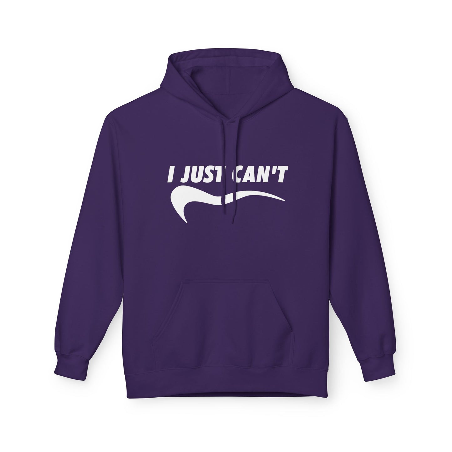 White I Just Can't Hoodie