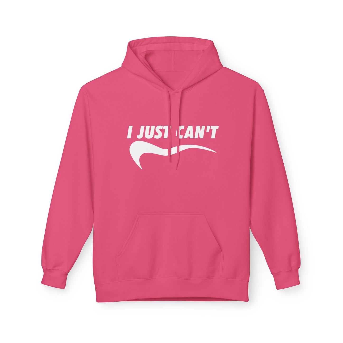 White I Just Can't Hoodie