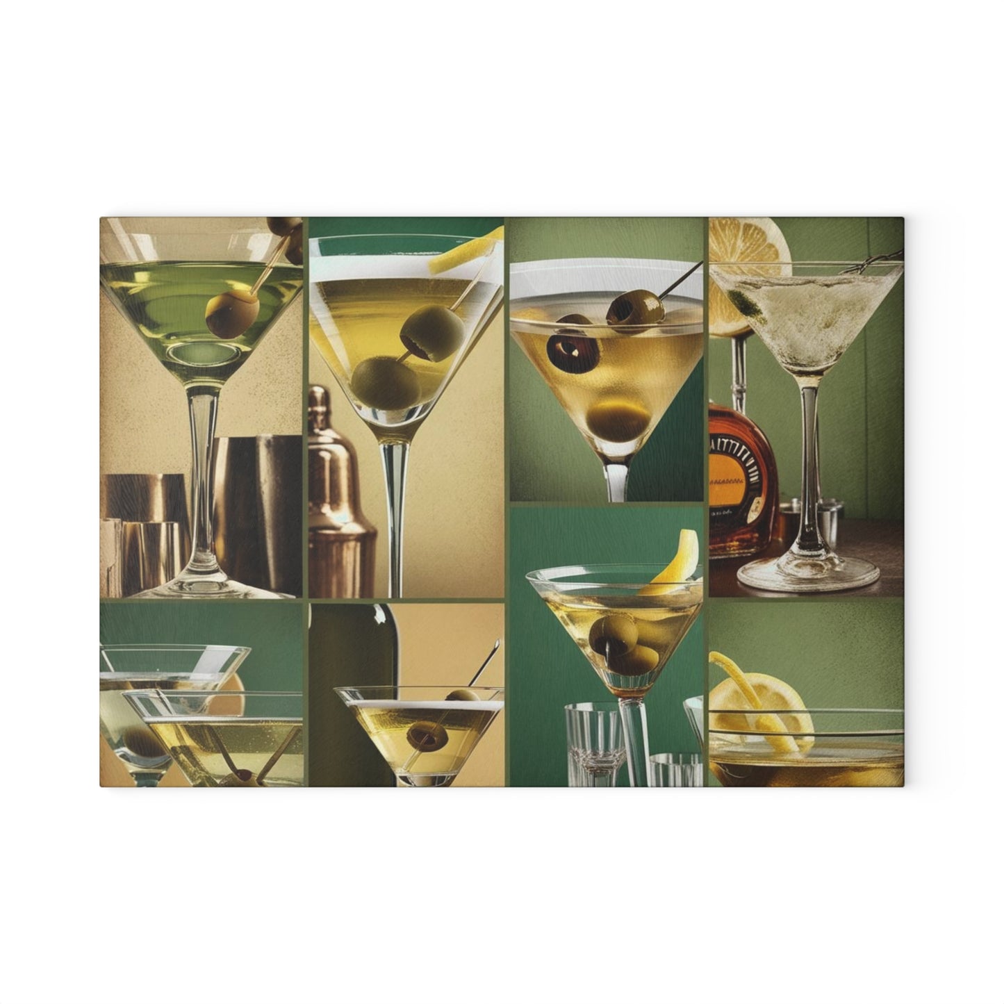 martini glass Cutting Board