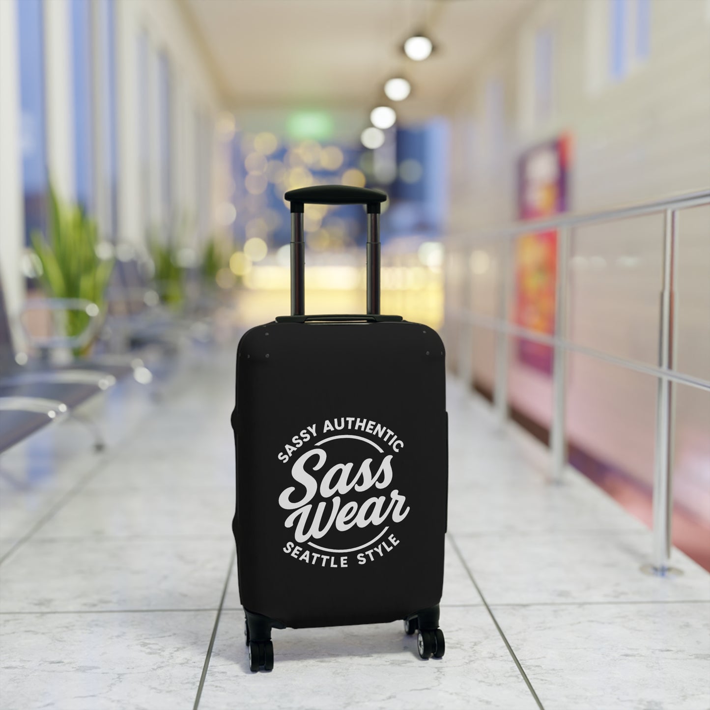 Sass Wear Luggage Cover Black