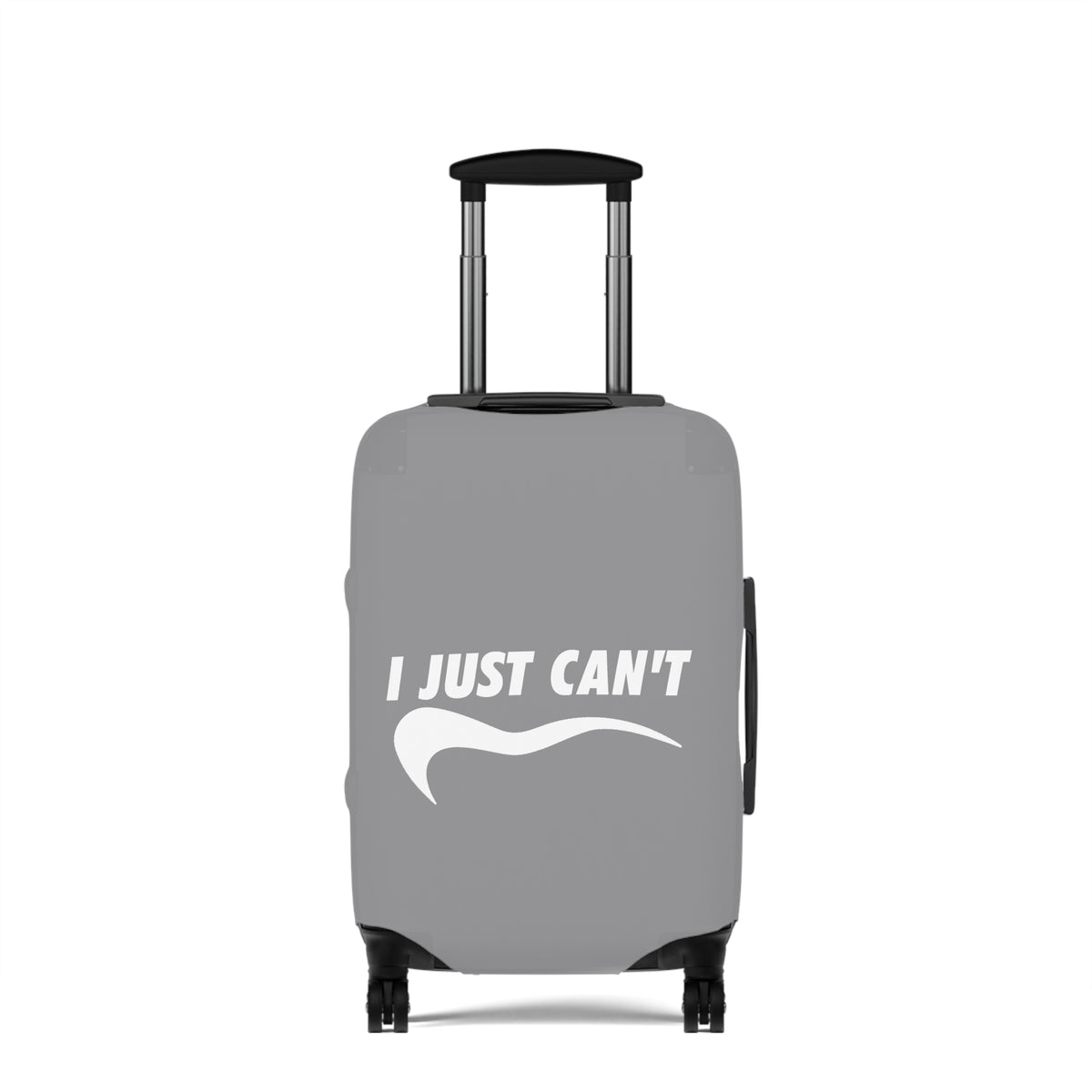 I Just Can't Luggage Cover Gray