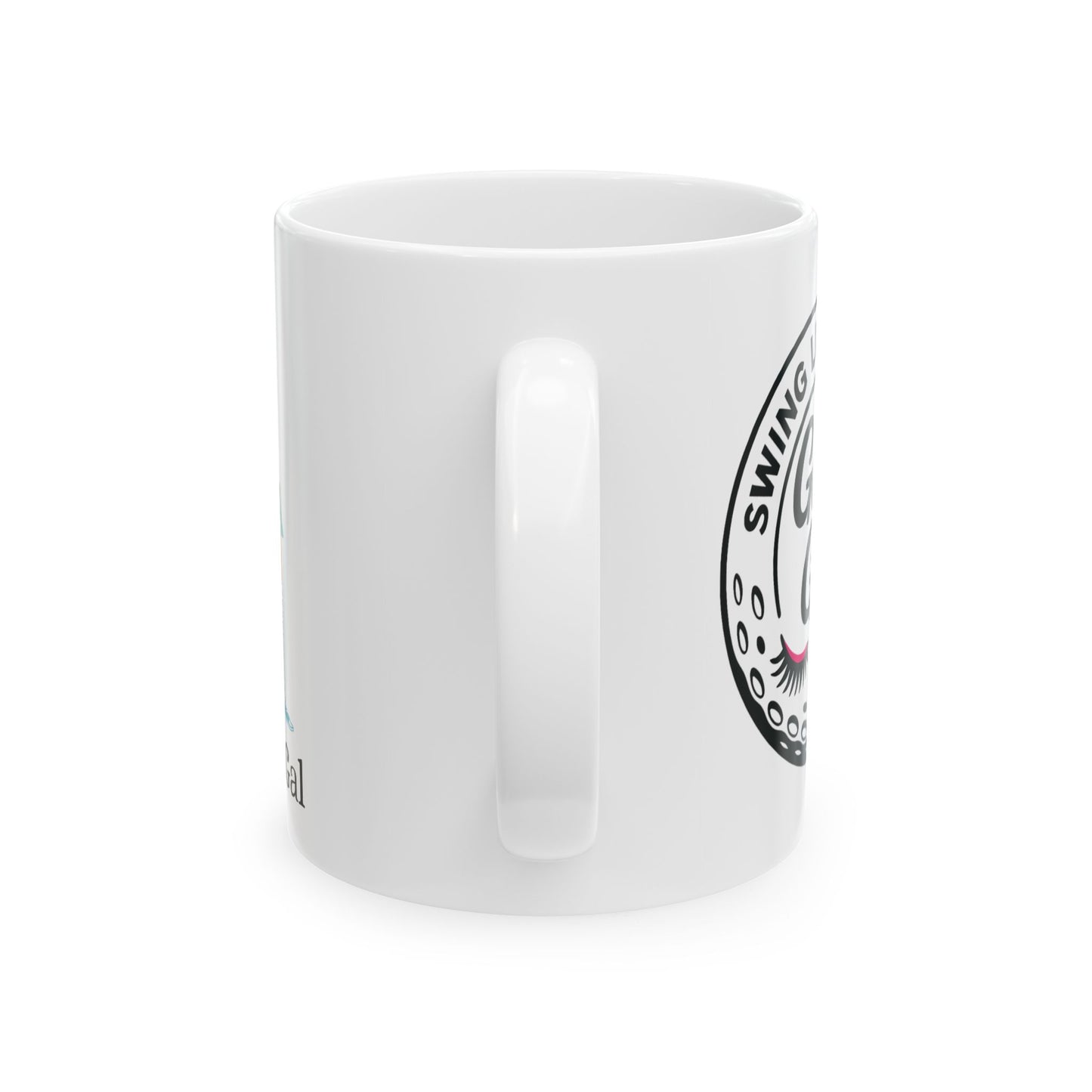 Golf Gal Ceramic Coffee Mug Lily