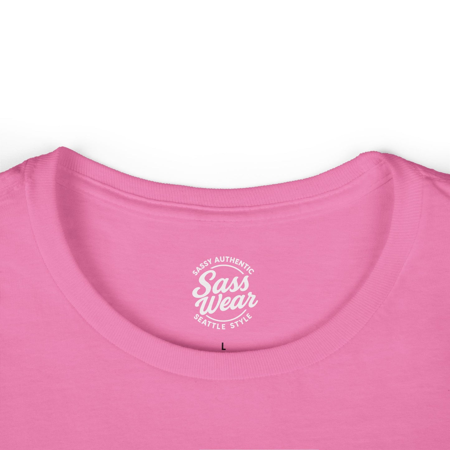 Golf Gal logo white Women's Softstyle Tee