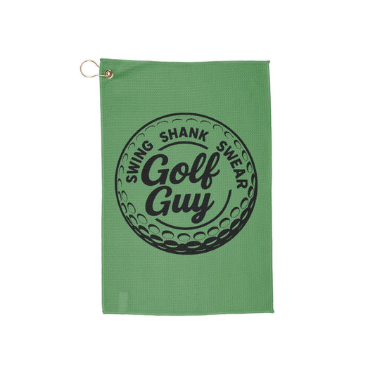 Green Golf Guy Golf Towel