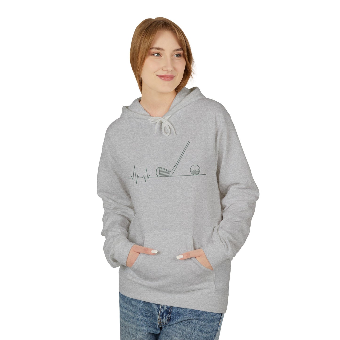 Golf Heartbeat Hoodie Hoodie