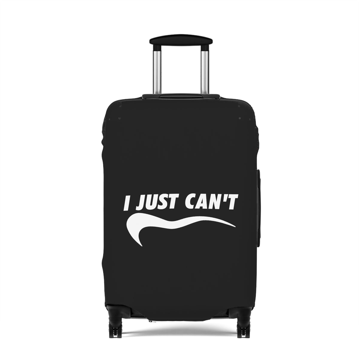 I Just Can't Luggage Cover Black