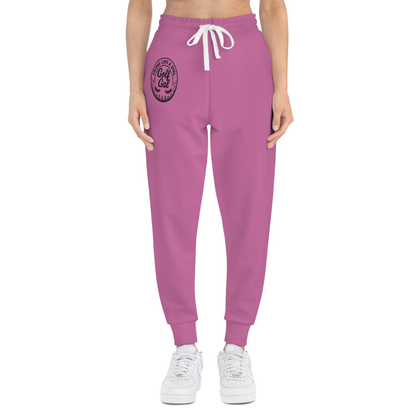 Hot Pink Swing Like A Girl Golf Gal Athletic Joggers