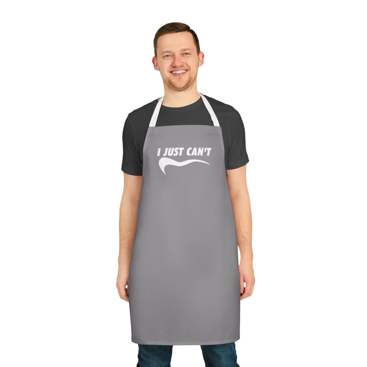 Gray I just Can't  Apron