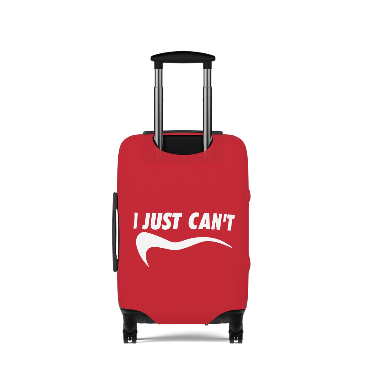 I Just Can't Luggage Cover Red