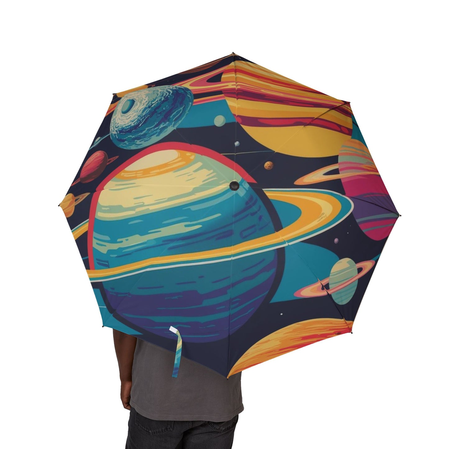 planets Umbrella - Semi-Automatic Foldable Design