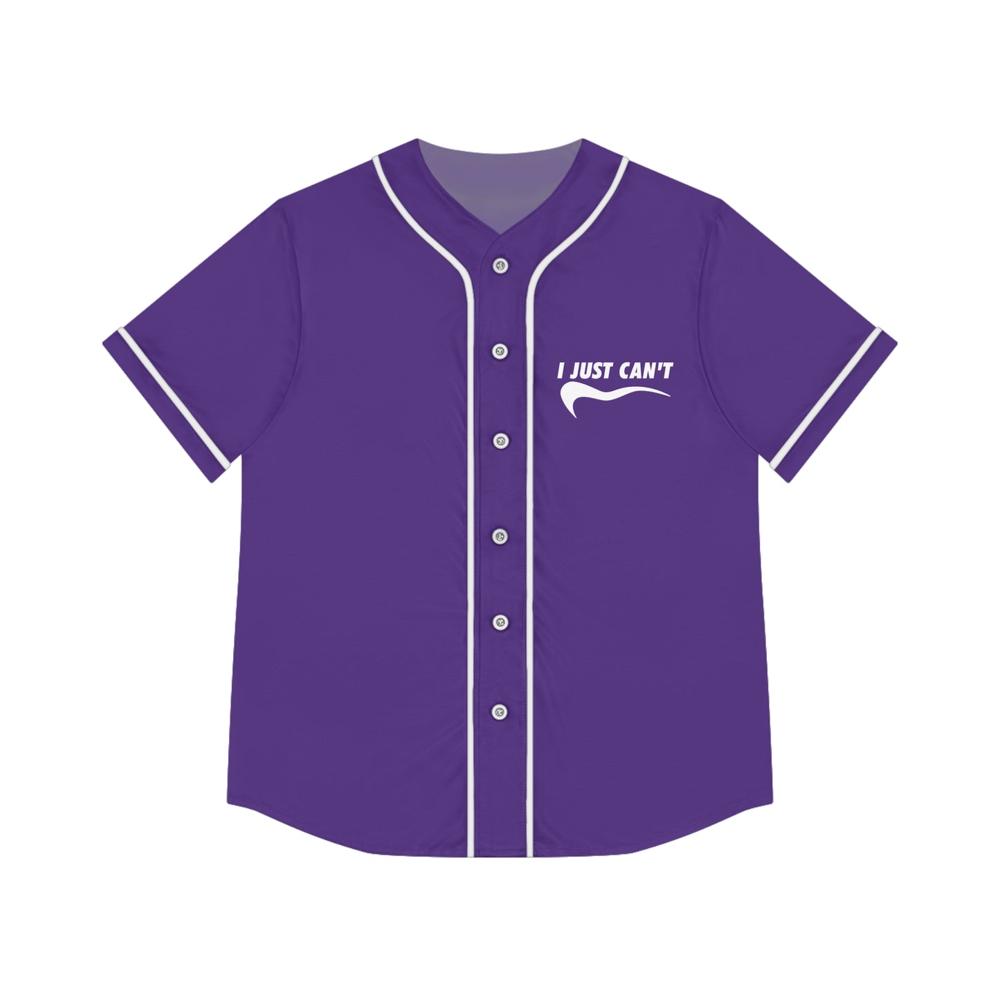 Copy of black I just can't Women's Baseball Jersey