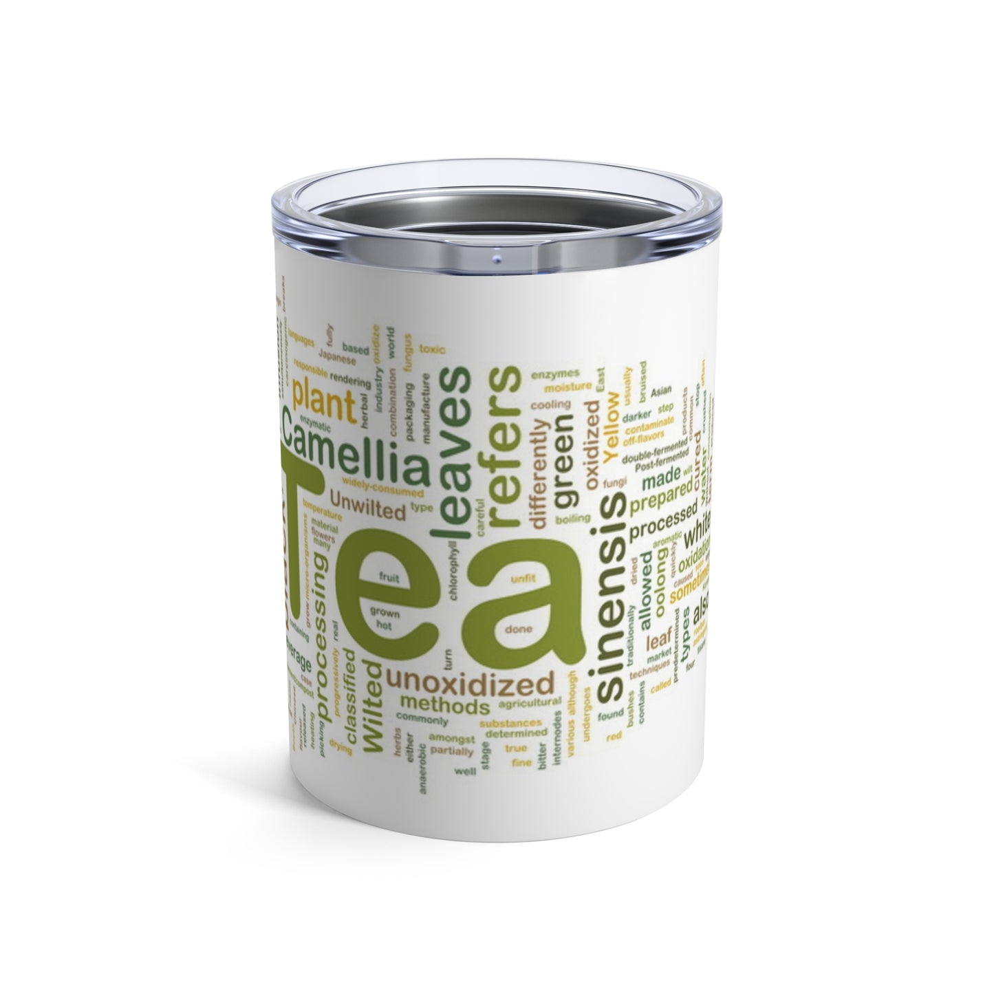 Tea Words Whiskey/Wine Tumbler