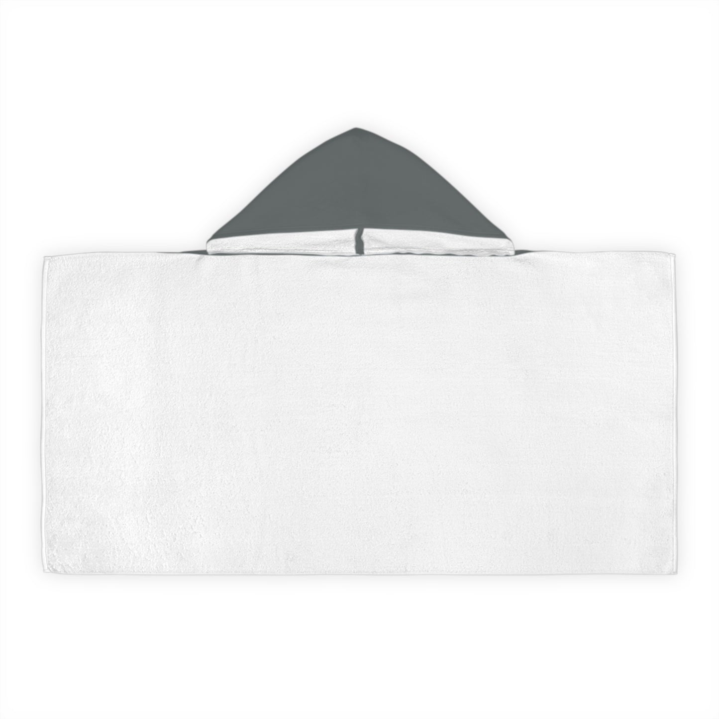 Grey Smiley Face Kids Hooded Towel/ Beach Cover-Up