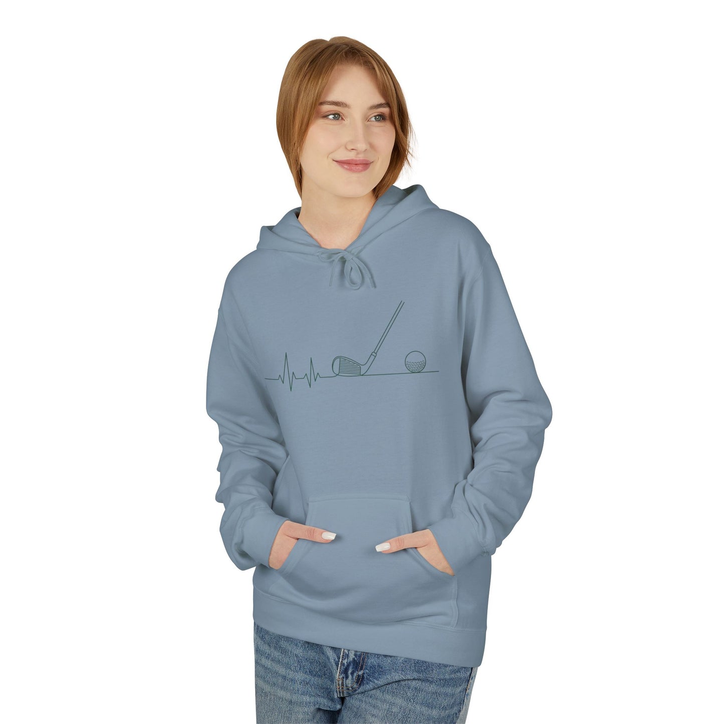 Golf Heartbeat Hoodie Hoodie