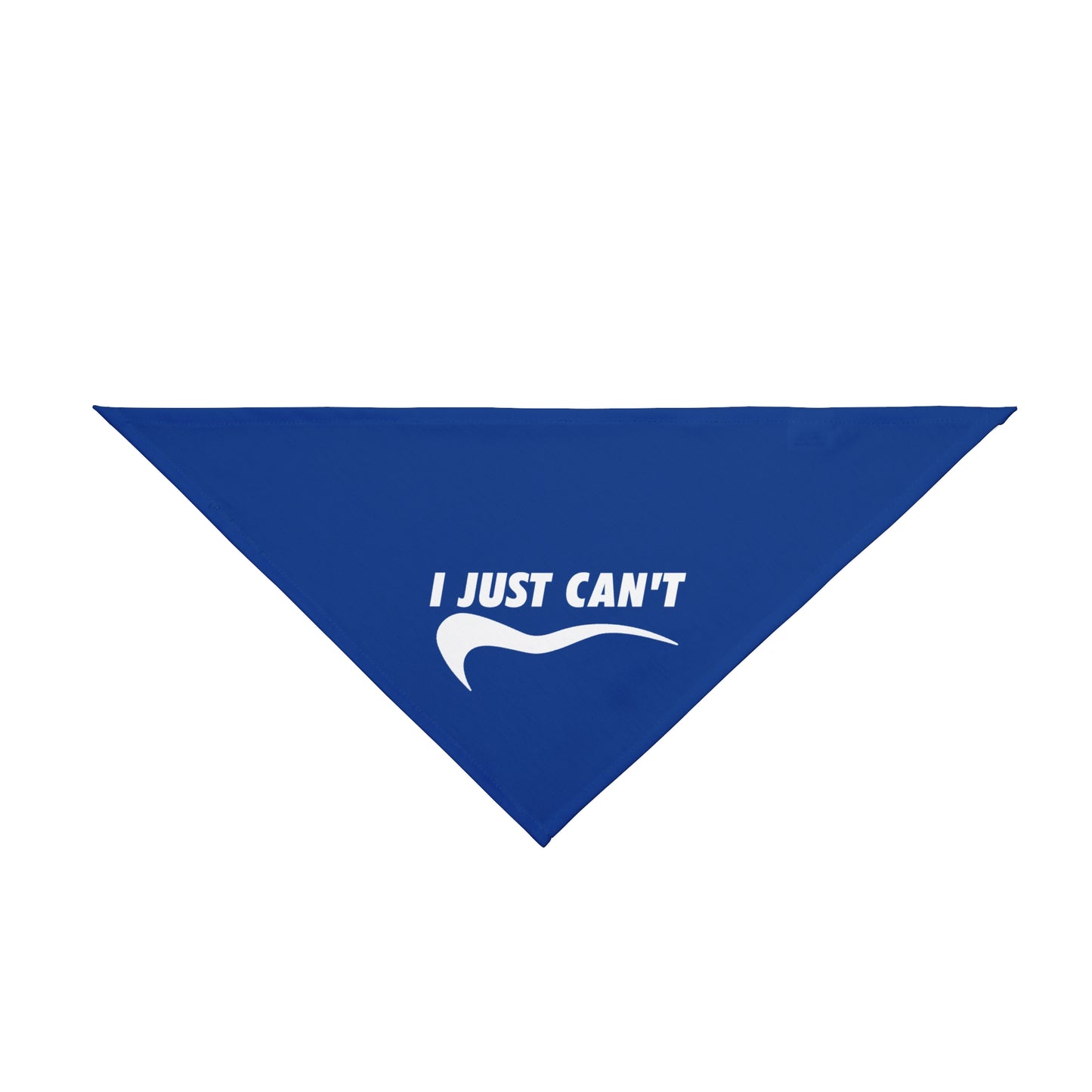 blue I just can't Pet Bandana