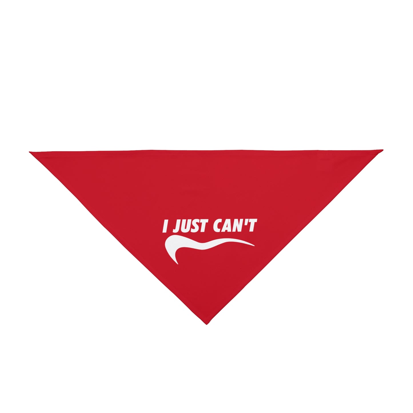 red I just can't Pet Bandana
