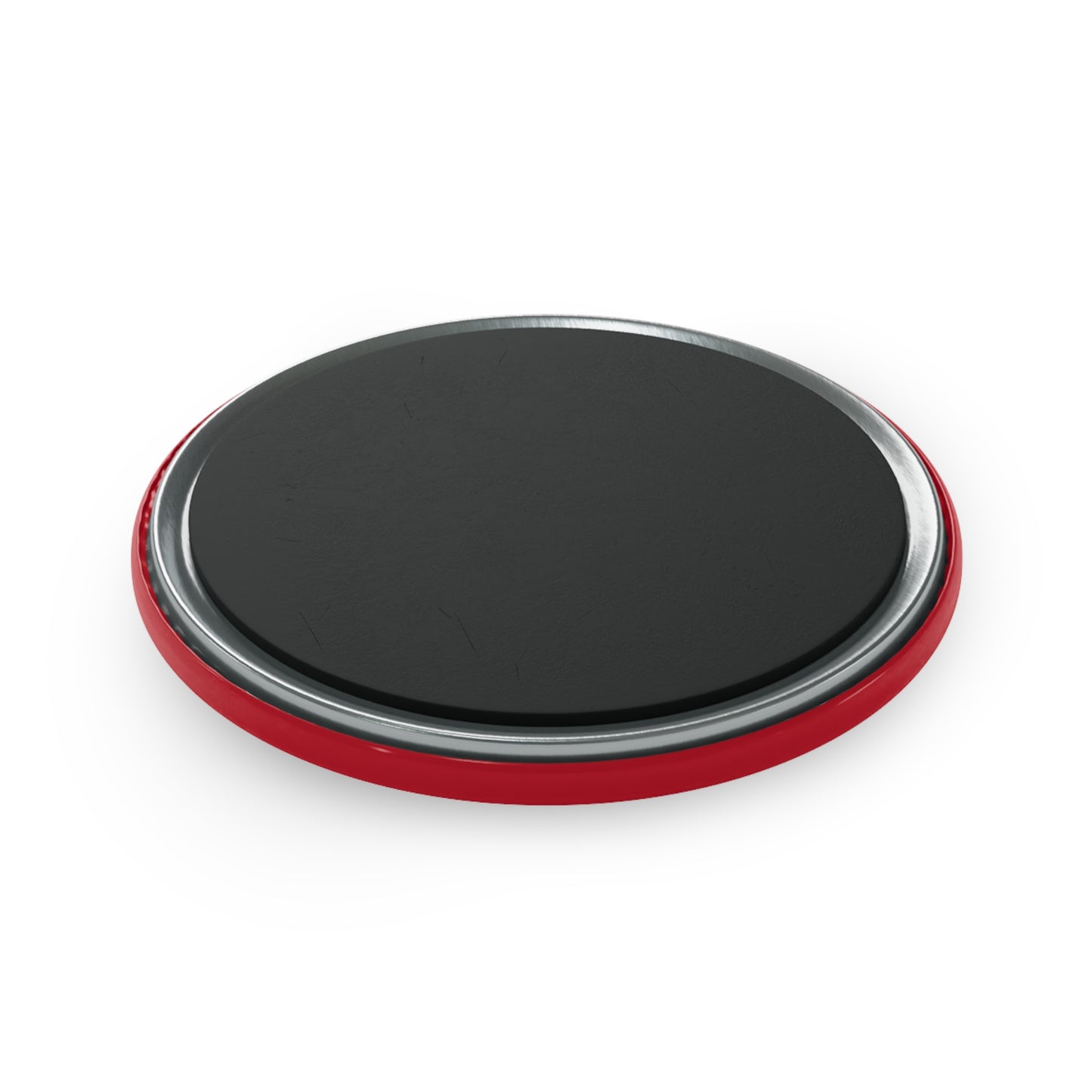 Red Smiley Face Button Magnet