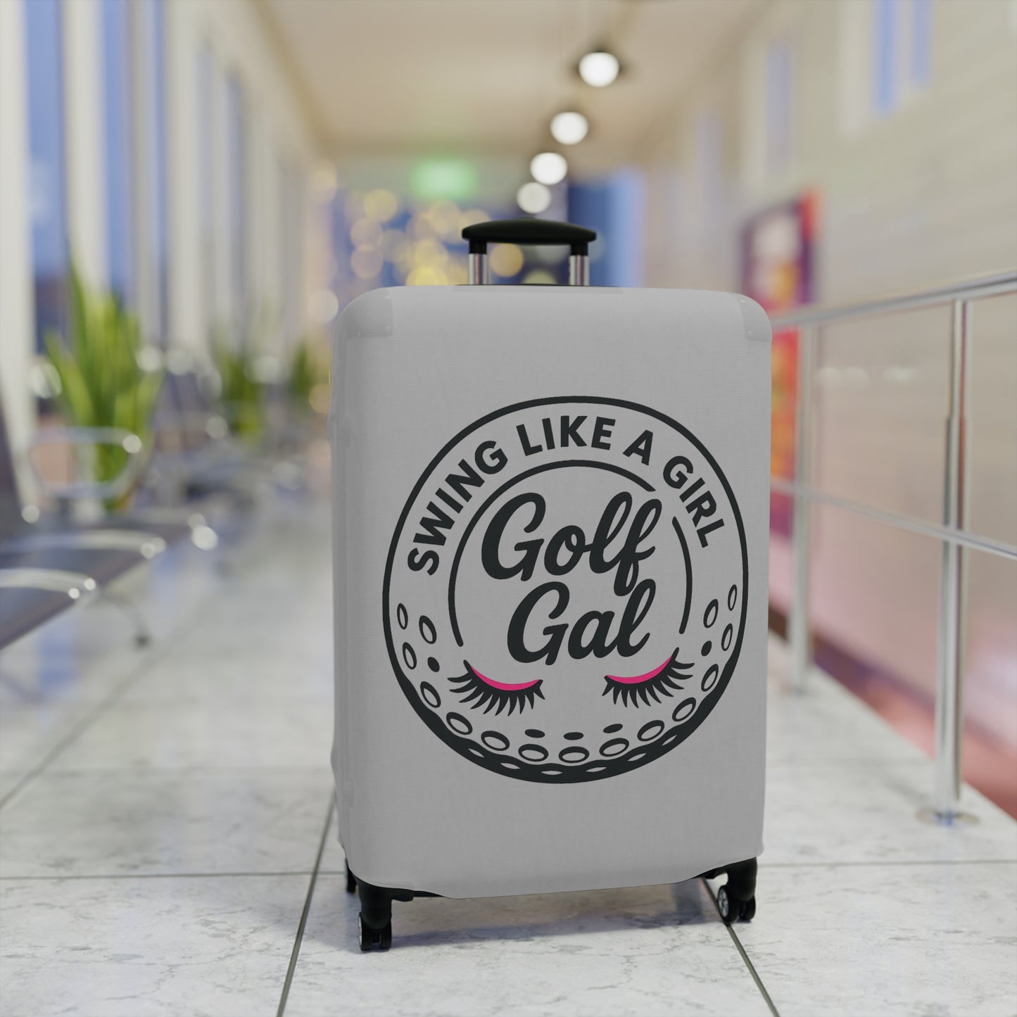 Golf Gal Luggage Cover Gray