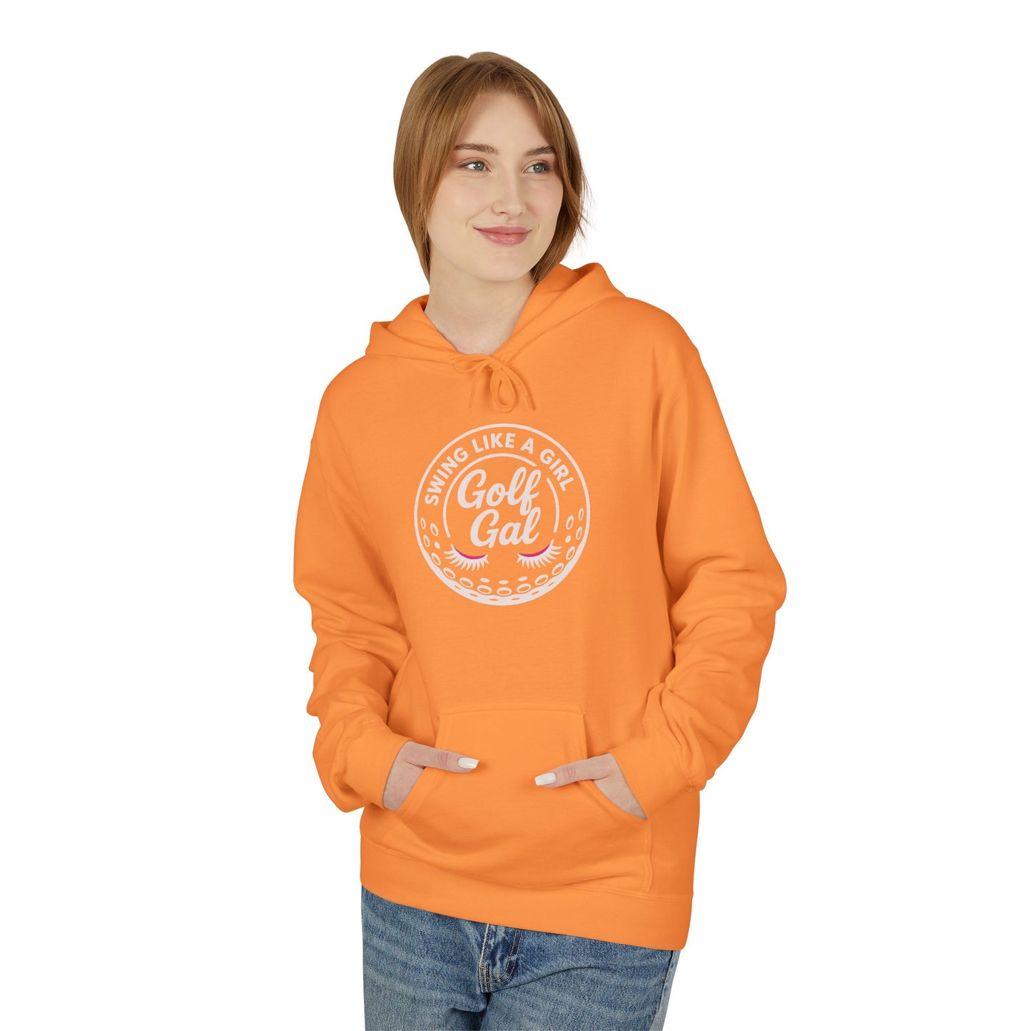 White Golf Gal Hoodie