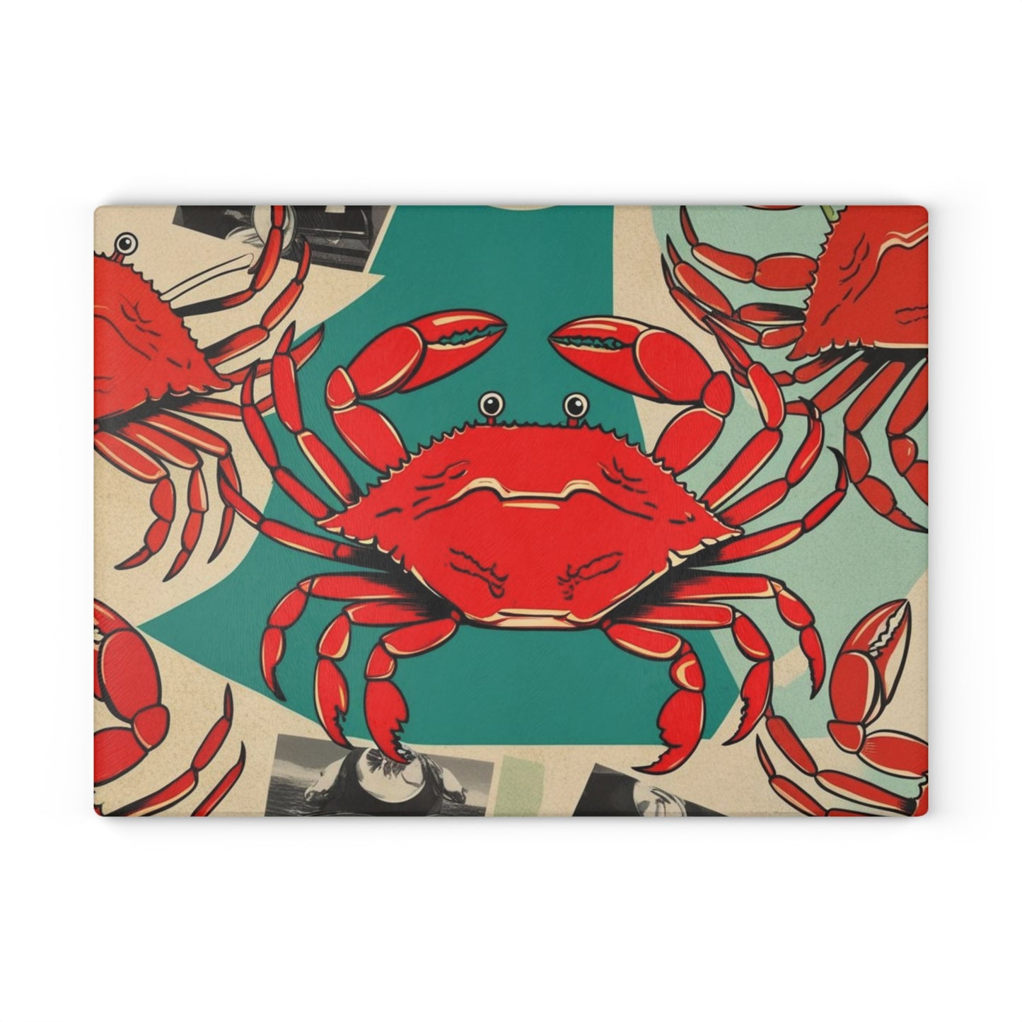 crab glass Cutting Board