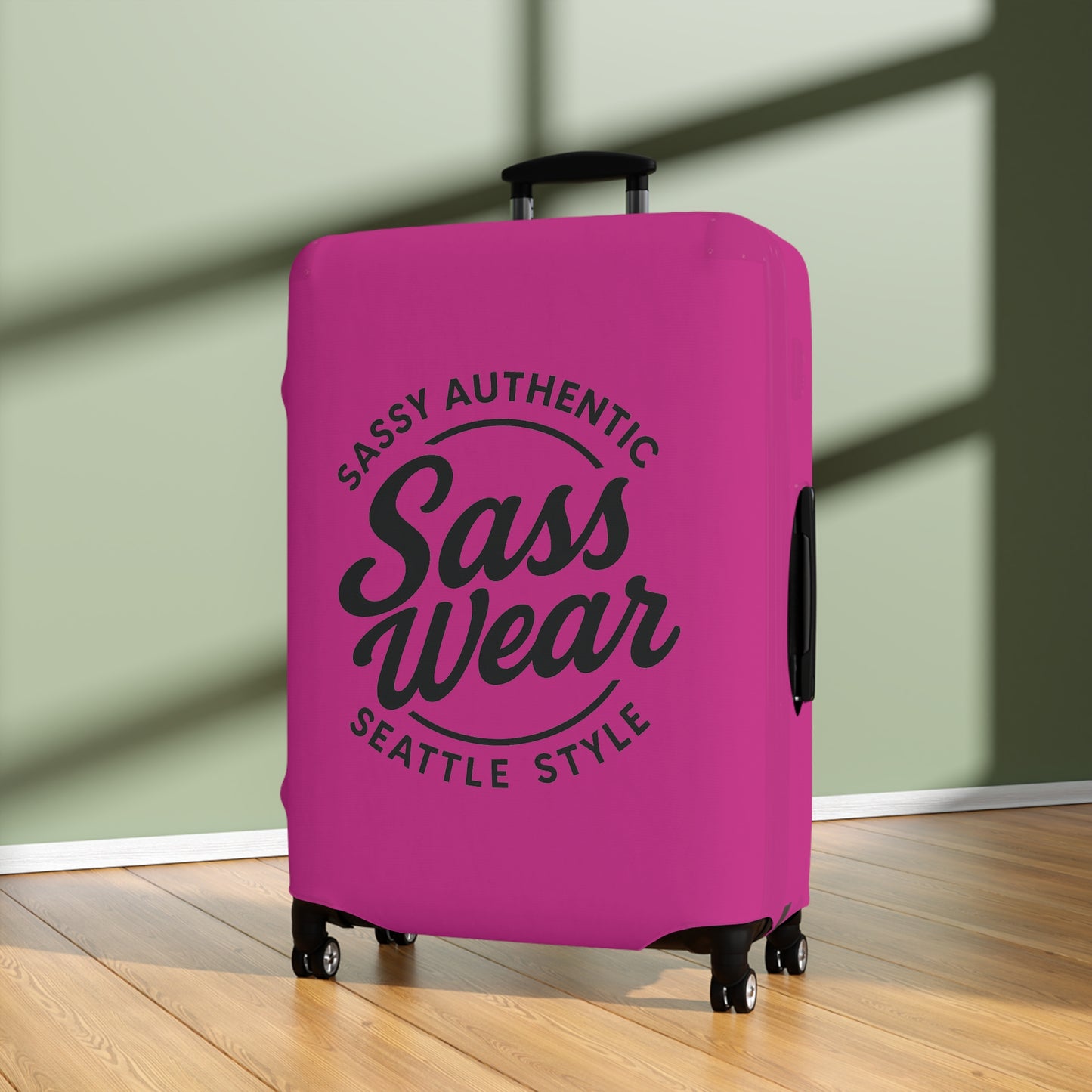Sass Wear Luggage Cover Hot Pink